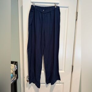 Caslon Navy Wide Leg Pants
